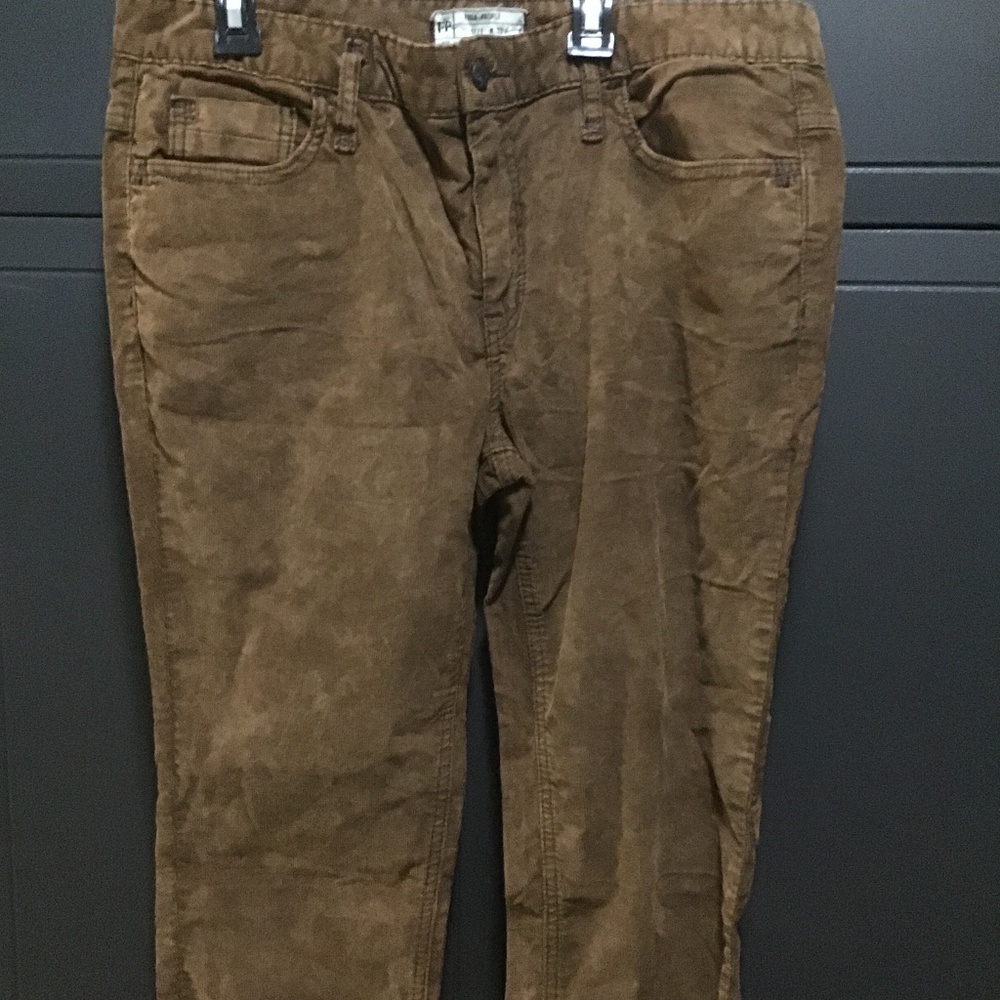 NWOT Free people Brown corduroy skinny jeans
